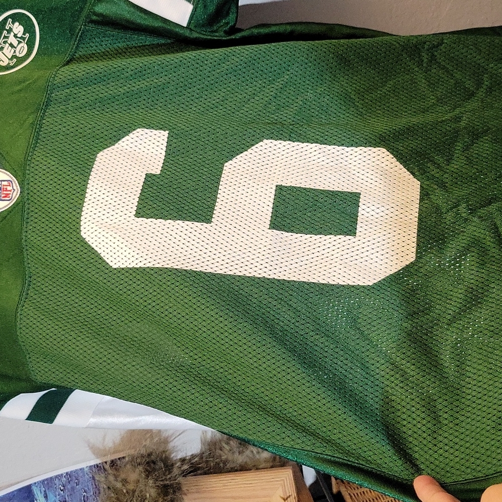 REEBOK Small Sanchez 6 Green Jets Jersey - Picture 5 of 14